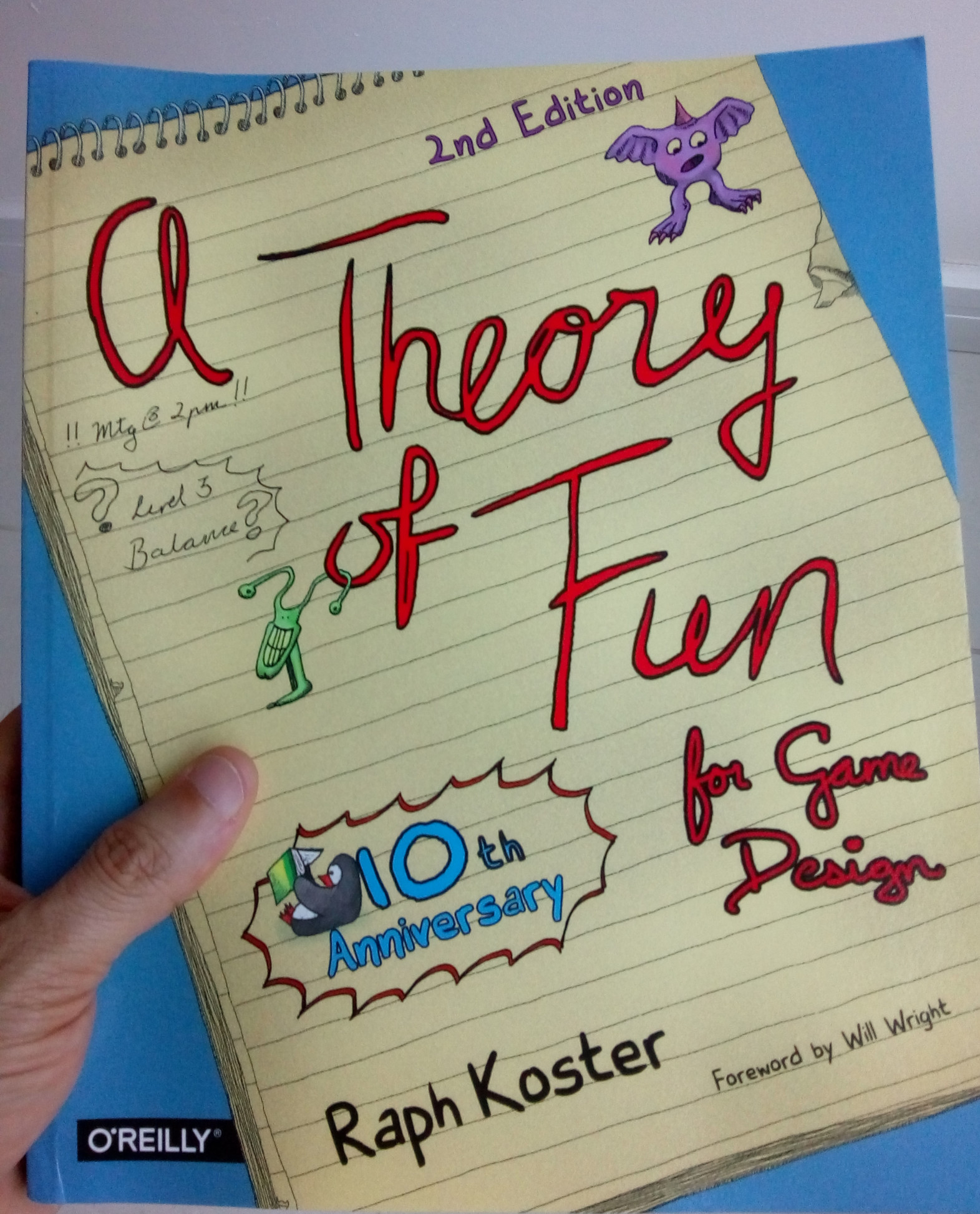 Book 'A Theory of Fun for Game Design', by Raph Koster.