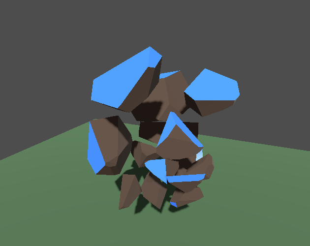 Mesh Fragmentation Demo