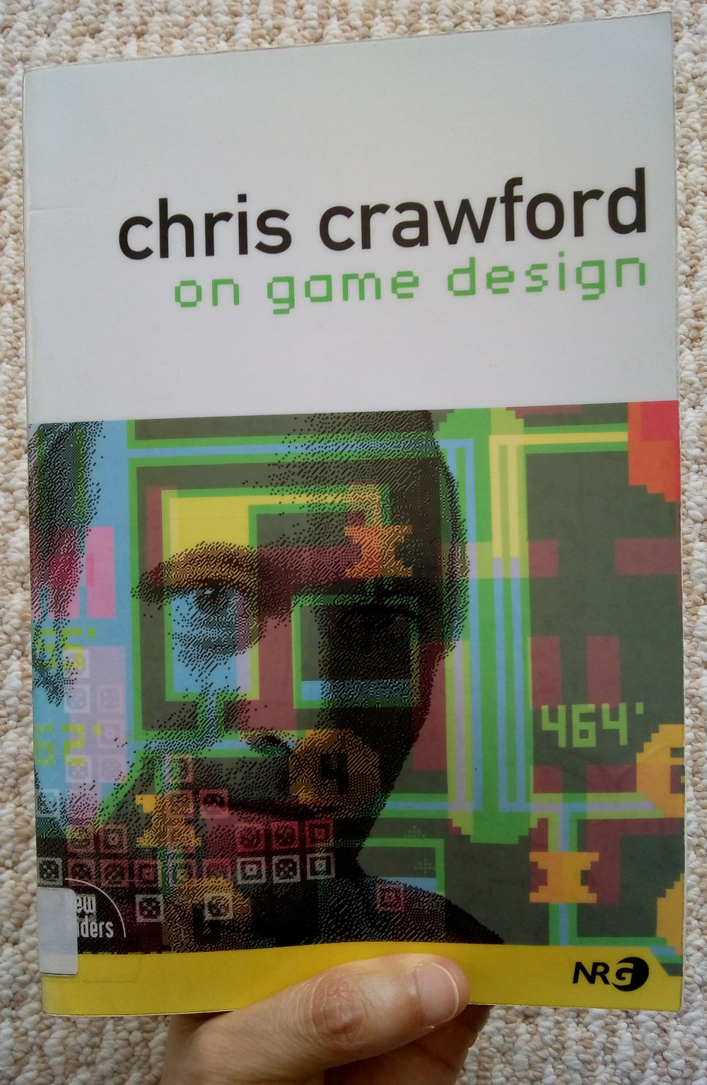 Book 'Chris Crawford on Game Design', by (you guessed it!) Chris Crawford.